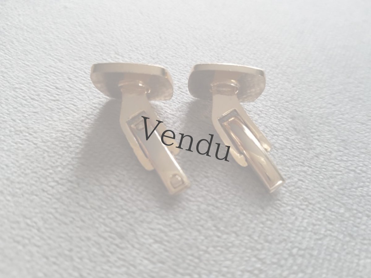 画像3: フランスヴィンテージ　カフスボタン (3)