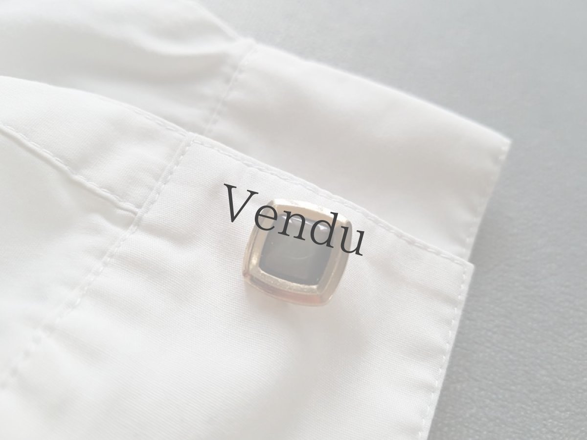 画像5: フランスヴィンテージ　カフスボタン (5)