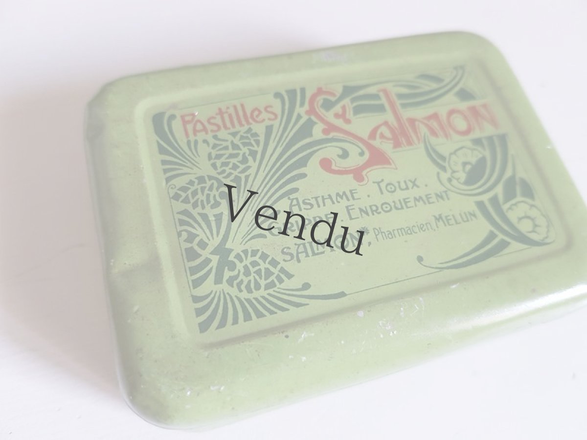画像2: 【T様ご予約品】フランスヴィンテージ　ファーマシーTin缶 (2)