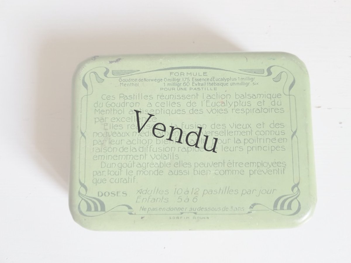 画像4: 【T様ご予約品】フランスヴィンテージ　ファーマシーTin缶 (4)