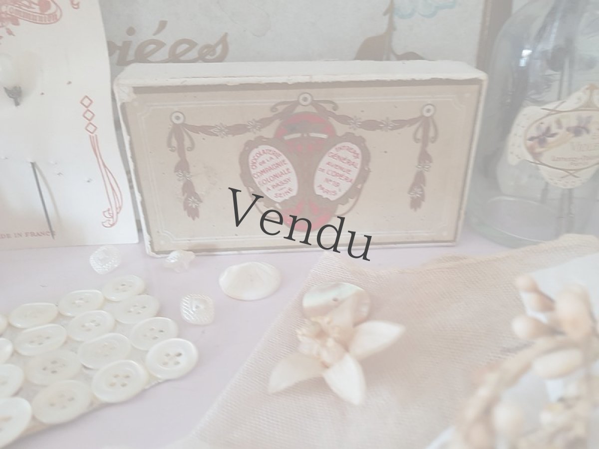 画像6: フランスアンティーク　ショコラティエのお菓子箱 (6)