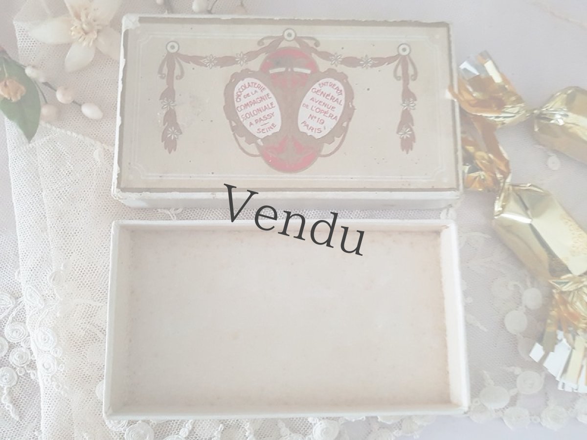 画像4: フランスアンティーク　ショコラティエのお菓子箱 (4)