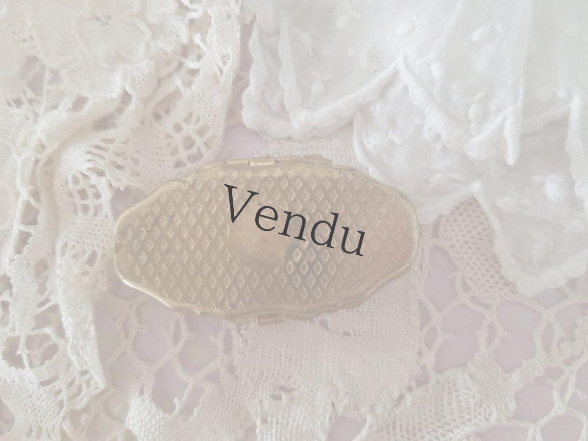 画像6: 【Hold】フランスヴィンテージ　メルスリー絵柄のピルケース (6)