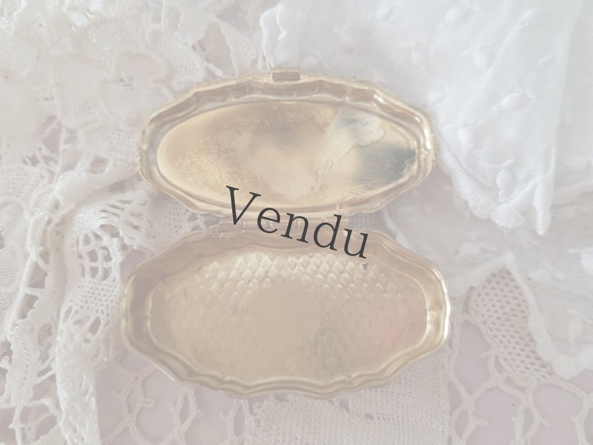 画像4: 【Hold】フランスヴィンテージ　メルスリー絵柄のピルケース (4)