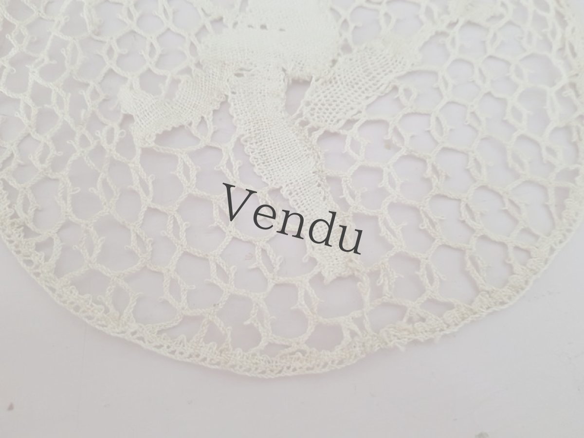 画像5: フランスアンティーク　キューピッドのレースモティーフ (5)