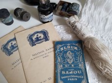 画像6: フランスアンティーク　MAISON SAJOU　ミニチュア刺繍アルファベット図案 No.4 (6)