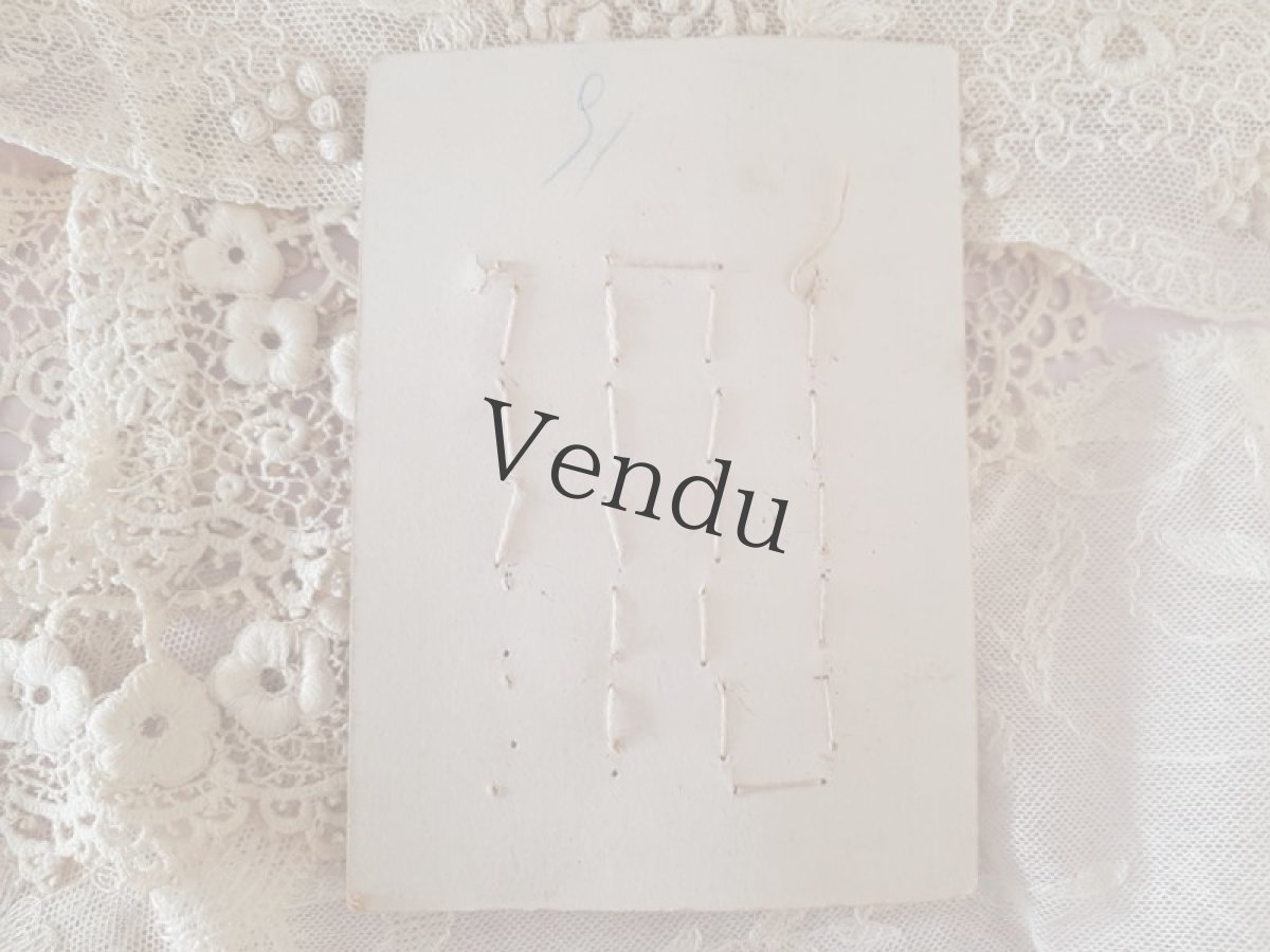 画像6: フランスアンティーク　19世紀末フレンチジェットボタンシート 9mm (6)