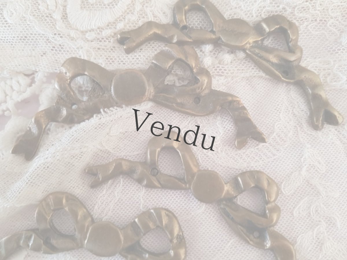 画像2: フランスアンティーク　リボンガーランドの装飾パーツ (2)