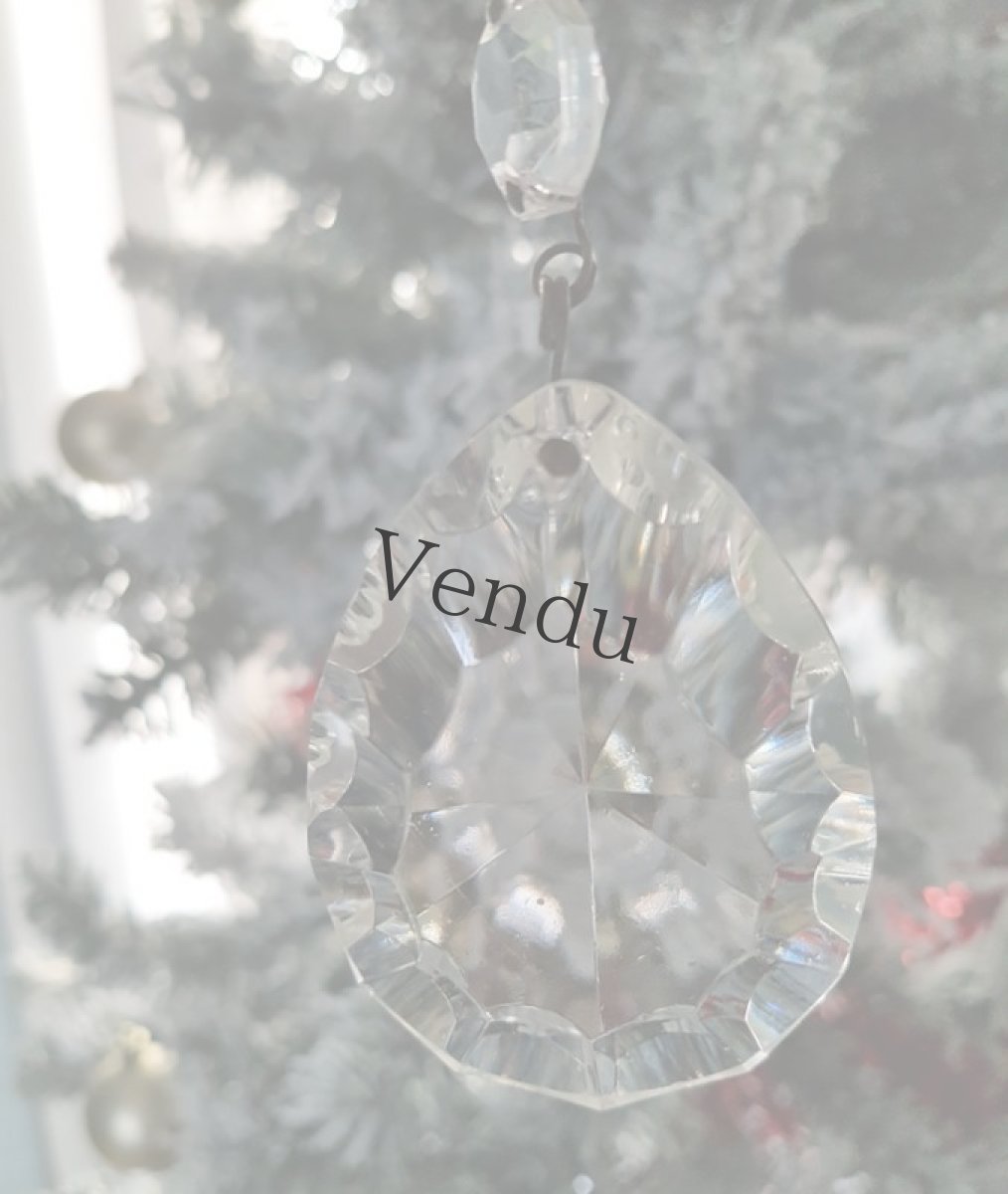 画像6: フランスアンティーク　クリスタルシャンデリアパーツ　大きめ (6)