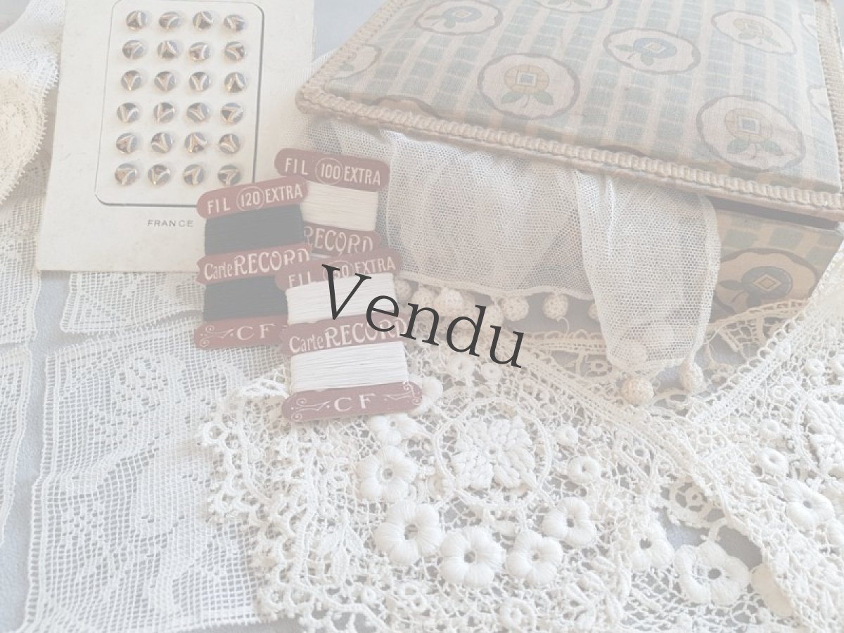 画像9: フランスアンティーク　ギピュールレースのつけ襟 (9)