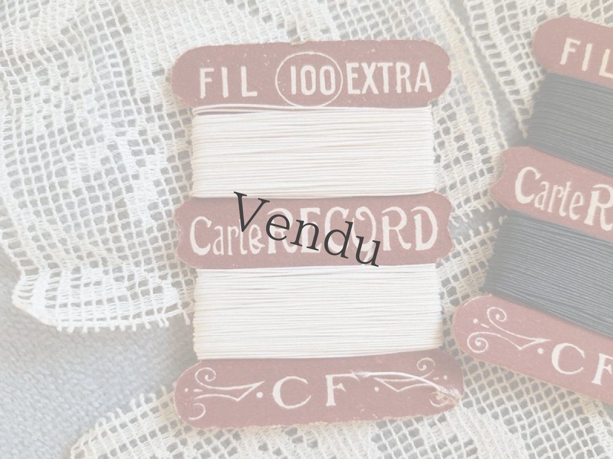 画像3: フランスヴィンテージ　ちいさな紙製糸巻き (3)