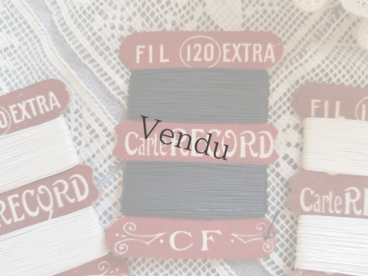 画像4: フランスヴィンテージ　ちいさな紙製糸巻き (4)