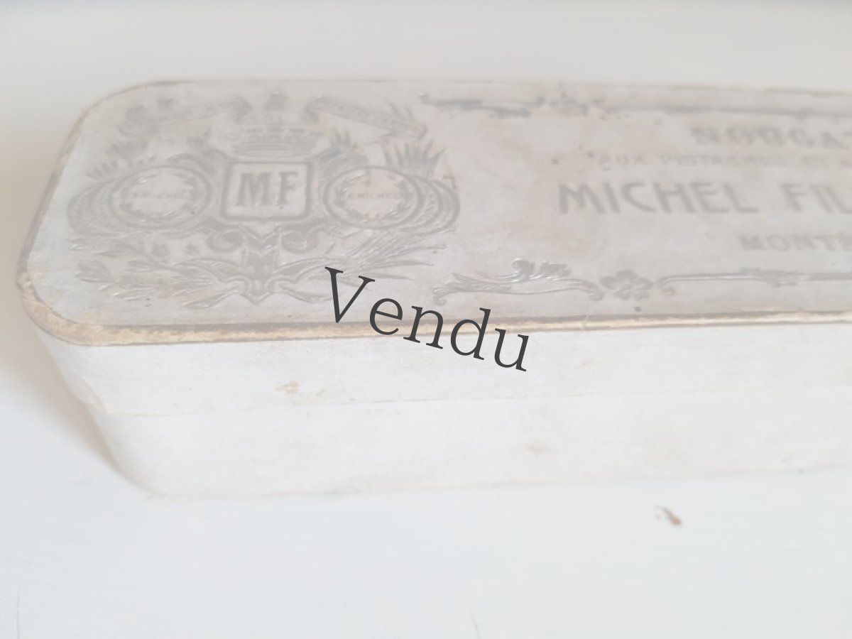 画像3: フランスアンティーク　ヌガーのお菓子箱 MICHEL FILS CADET (3)