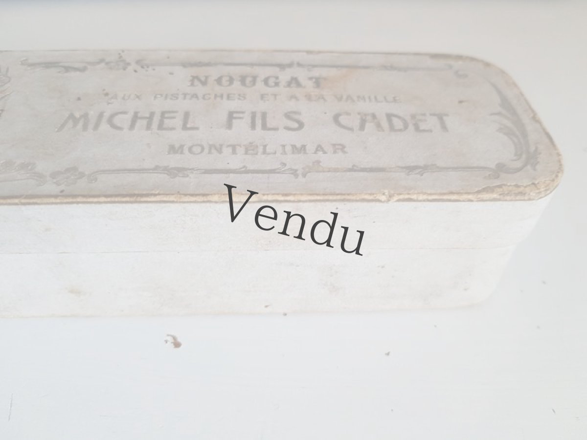 画像4: フランスアンティーク　ヌガーのお菓子箱 MICHEL FILS CADET (4)