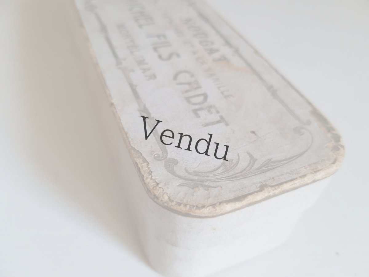 画像6: フランスアンティーク　ヌガーのお菓子箱 MICHEL FILS CADET (6)