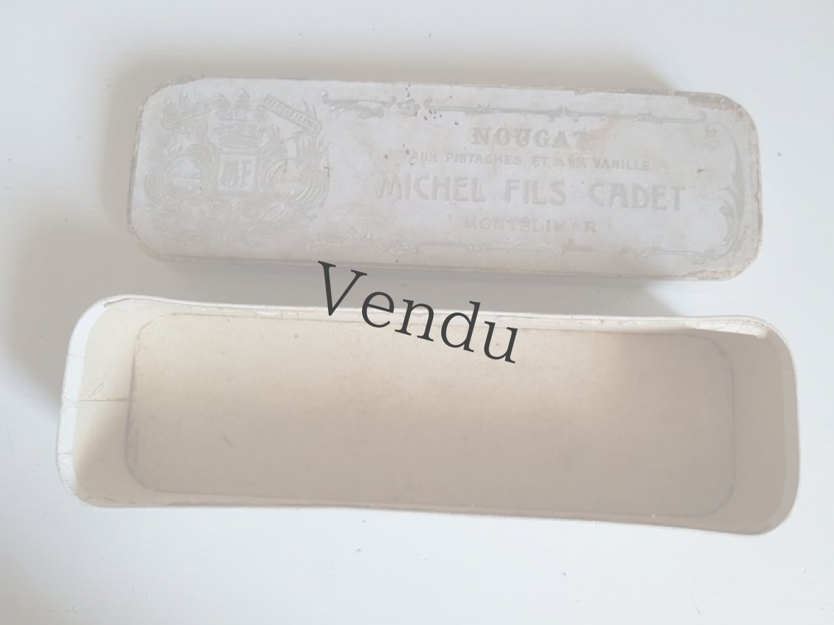 画像7: フランスアンティーク　ヌガーのお菓子箱 MICHEL FILS CADET (7)