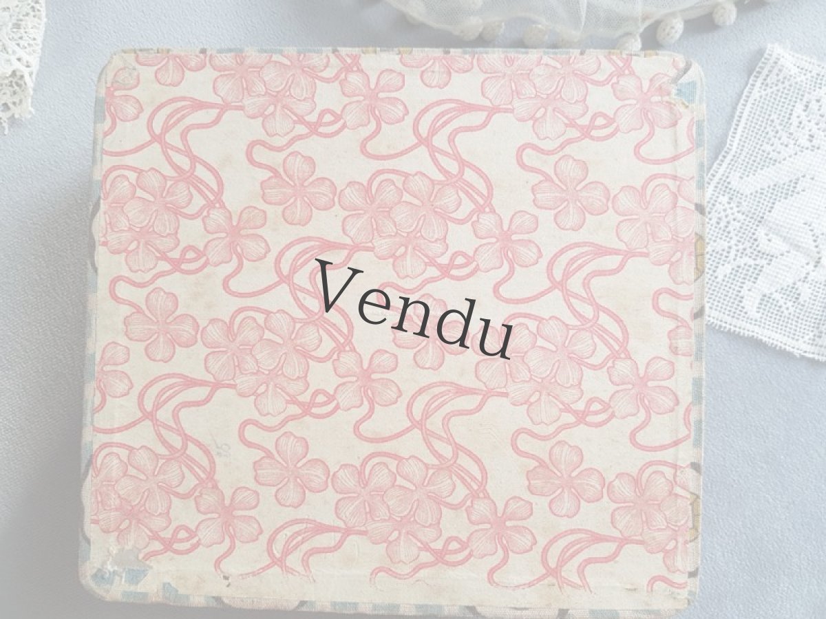 画像9: フランスアンティーク　カルトナージュボックス　お裁縫箱 (9)