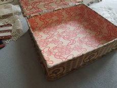 画像7: フランスアンティーク　カルトナージュボックス　お裁縫箱 (7)