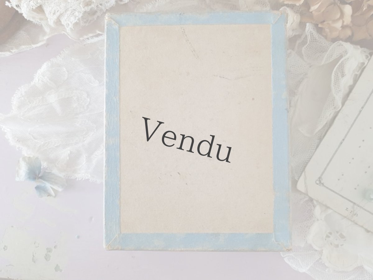 画像13: フランスアンティーク　箱入りベビーシューズ (13)