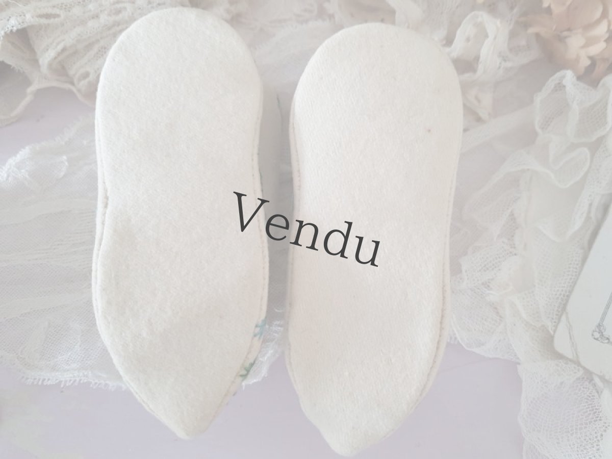 画像9: フランスアンティーク　箱入りベビーシューズ (9)