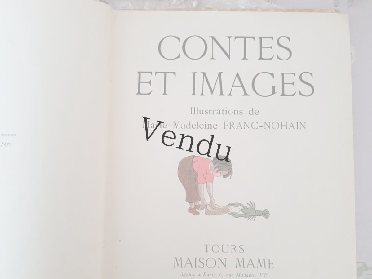 画像5: フランスアンティーク 1935年 MAME社の絵本 Contes et Images (5)