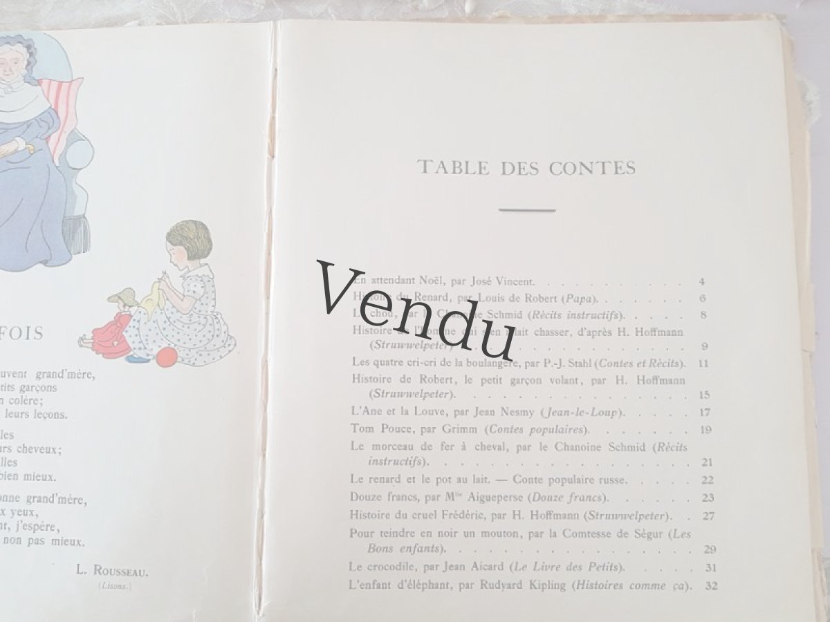 画像10: フランスアンティーク 1935年 MAME社の絵本 Contes et Images (10)