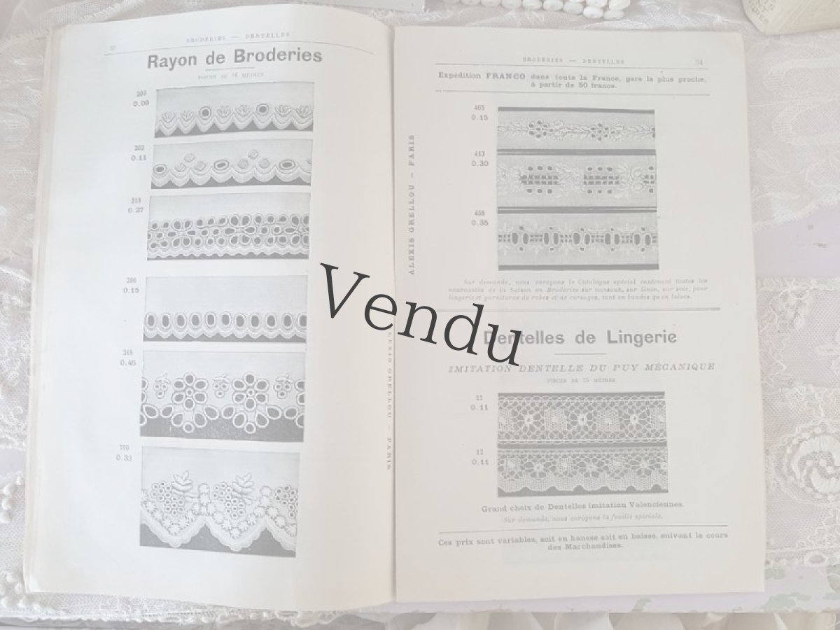 画像8: フランスアンティーク パリのメルスリー屋さんのカタログ ALEXIS GRELLOU (8)
