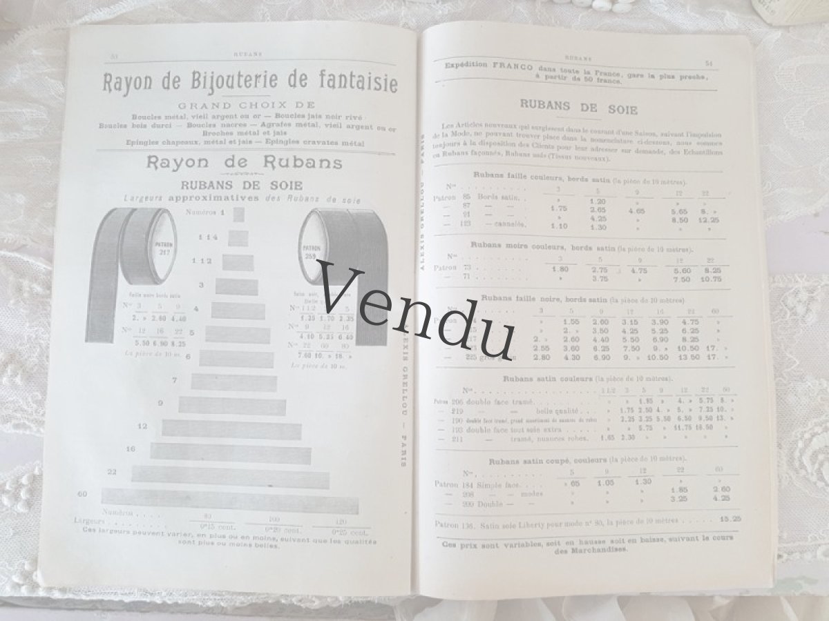 画像11: フランスアンティーク パリのメルスリー屋さんのカタログ ALEXIS GRELLOU (11)