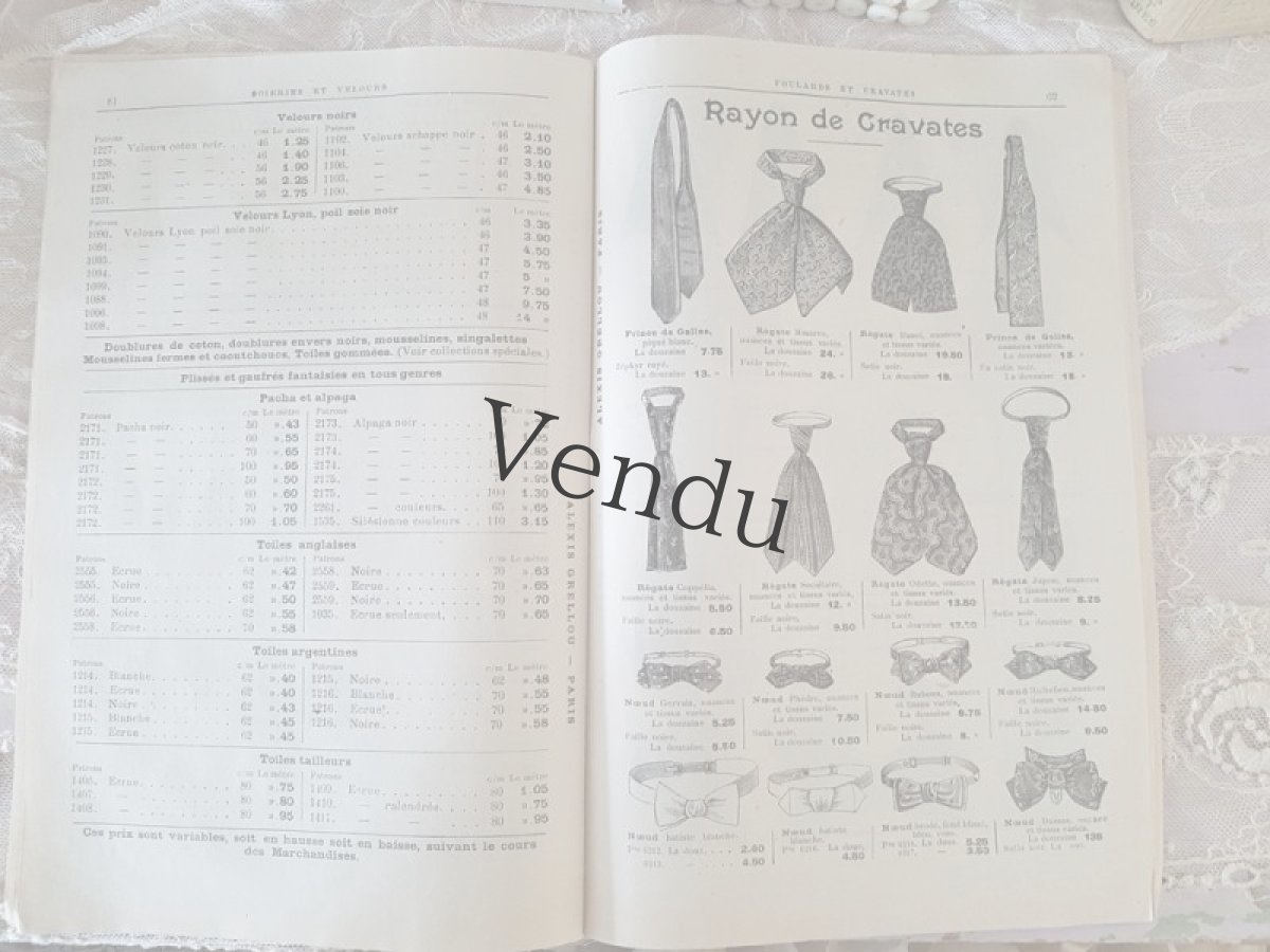画像12: フランスアンティーク パリのメルスリー屋さんのカタログ ALEXIS GRELLOU (12)