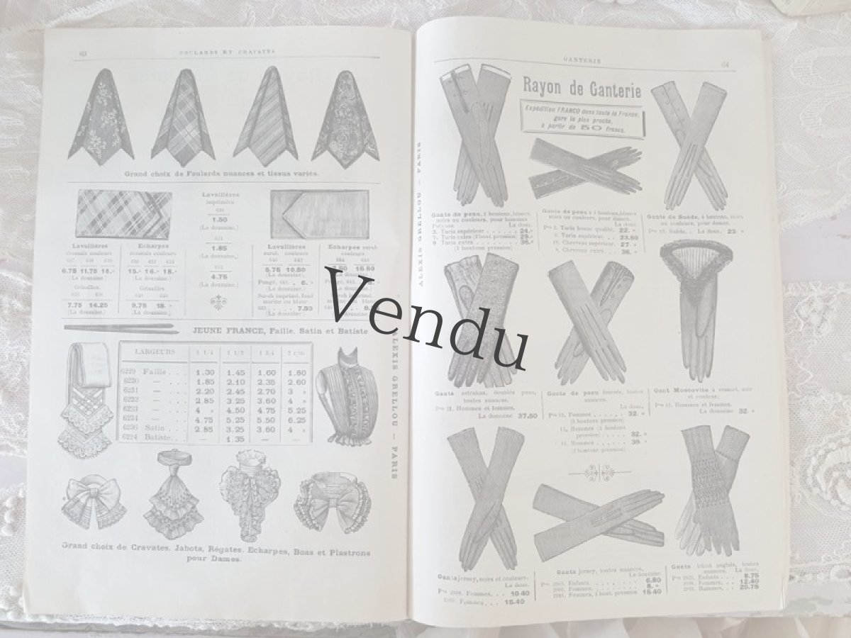 画像13: フランスアンティーク パリのメルスリー屋さんのカタログ ALEXIS GRELLOU (13)