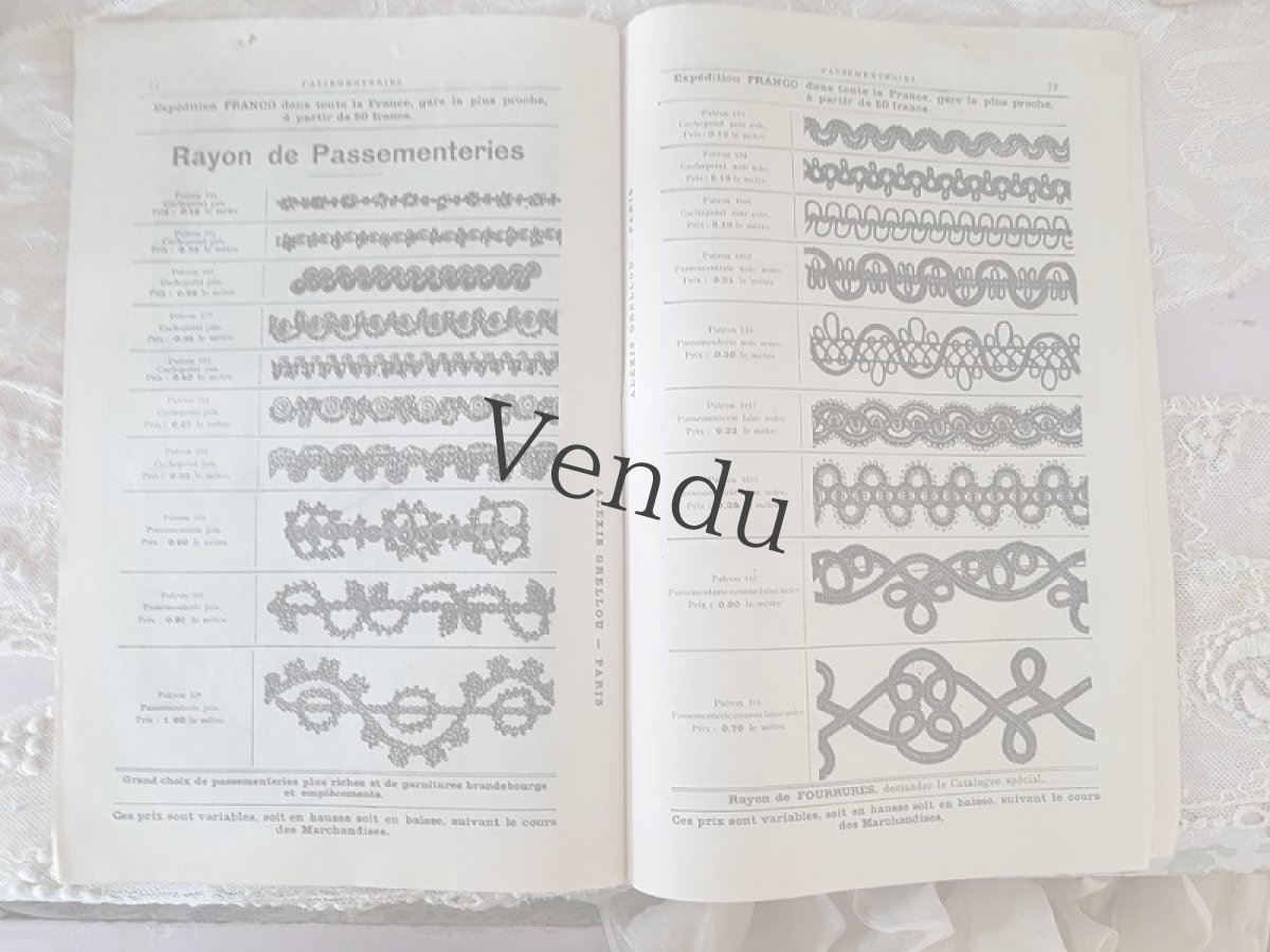 画像15: フランスアンティーク パリのメルスリー屋さんのカタログ ALEXIS GRELLOU (15)