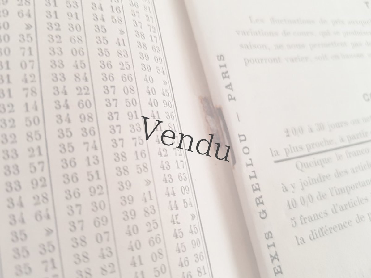 画像18: フランスアンティーク パリのメルスリー屋さんのカタログ ALEXIS GRELLOU (18)