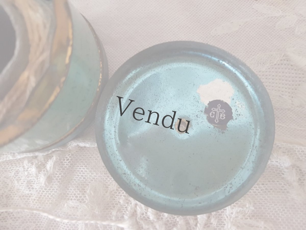 画像8: フランスアンティーク　L.V の糸缶ホルダー (8)