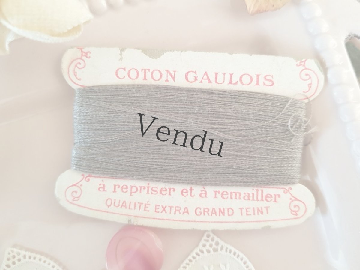 画像3: フランスアンティーク　紙製糸巻き COTON GAULOIS (3)