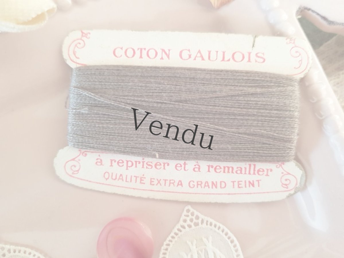 画像4: フランスアンティーク　紙製糸巻き COTON GAULOIS (4)