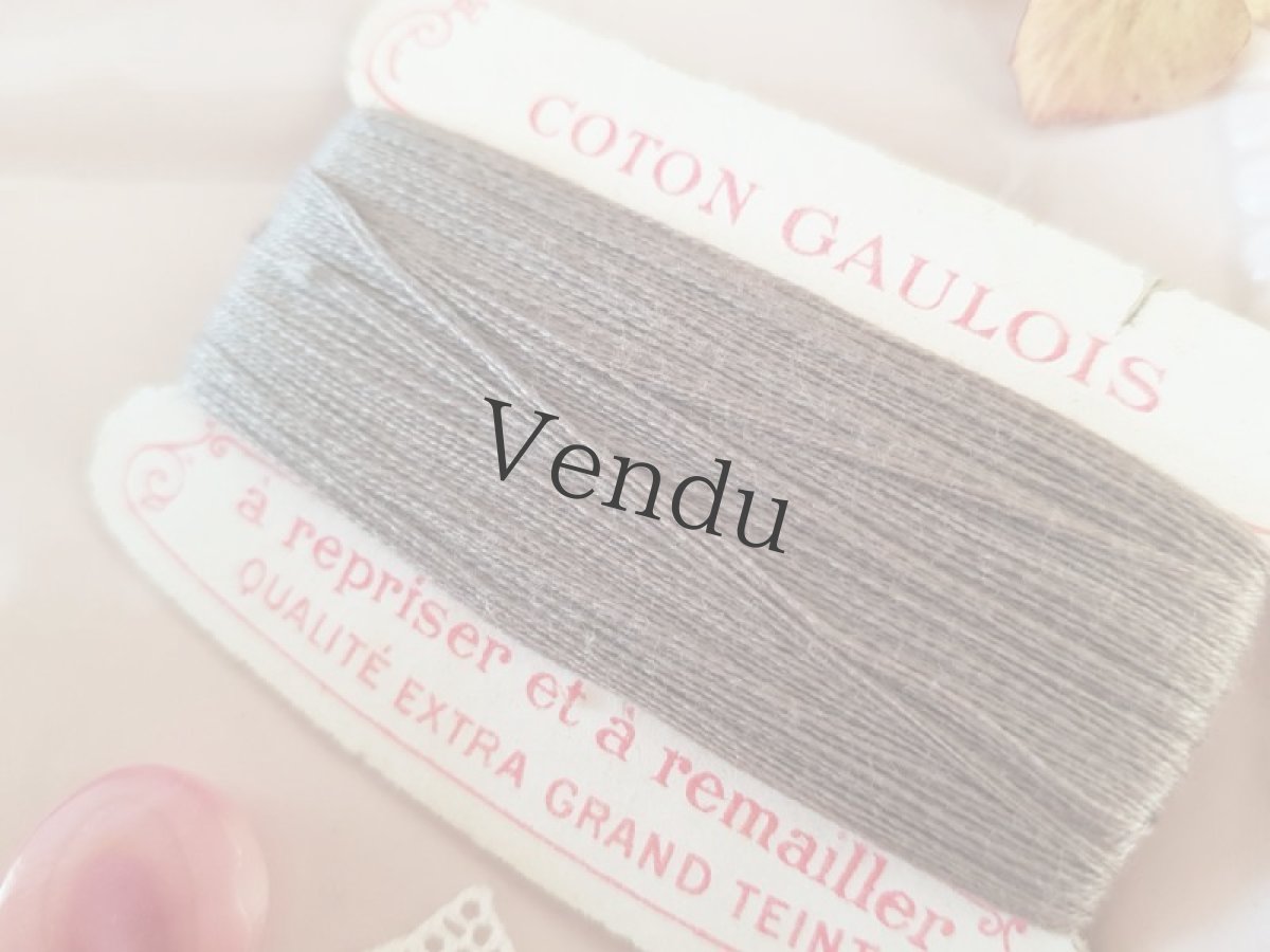 画像5: フランスアンティーク　紙製糸巻き COTON GAULOIS (5)