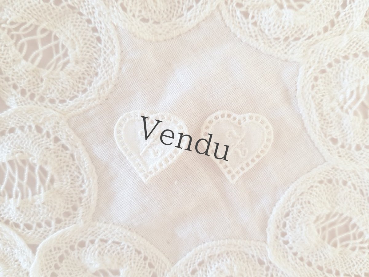 画像3: フランスアンティーク　メダイヨン イニシャル刺繍用モノグラム「Z」 (3)