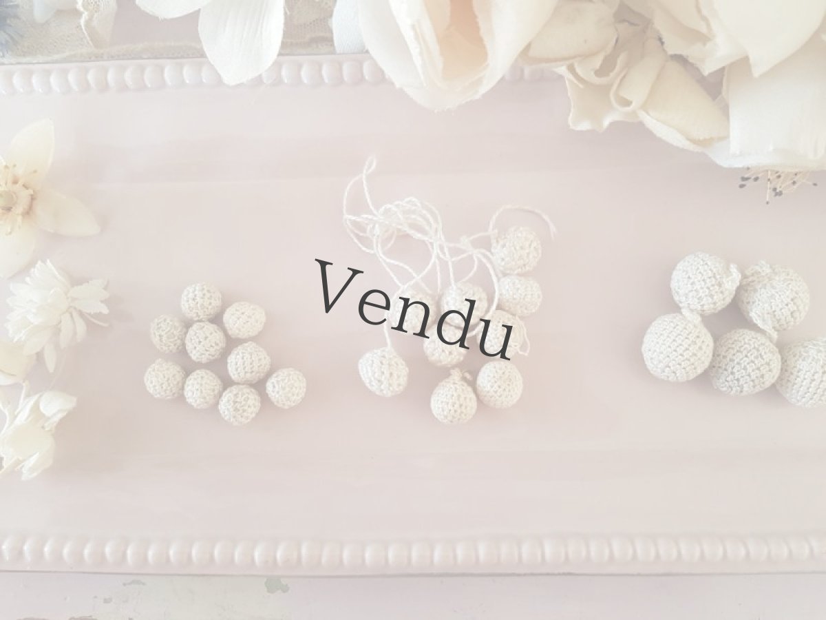 画像5: フランスアンティーク　ponpon セット (5)