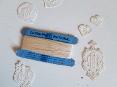 画像1: フランスアンティーク　紙製絹の糸巻き CORDONNET NATIONAL (1)