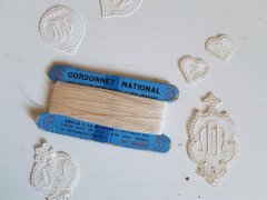 フランスアンティーク　紙製絹の糸巻き CORDONNET NATIONAL