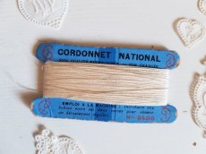 画像2: フランスアンティーク　紙製絹の糸巻き CORDONNET NATIONAL (2)