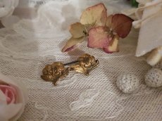 画像1: フランスアンティーク　パンジーのエパングル＝ボレロ (1)