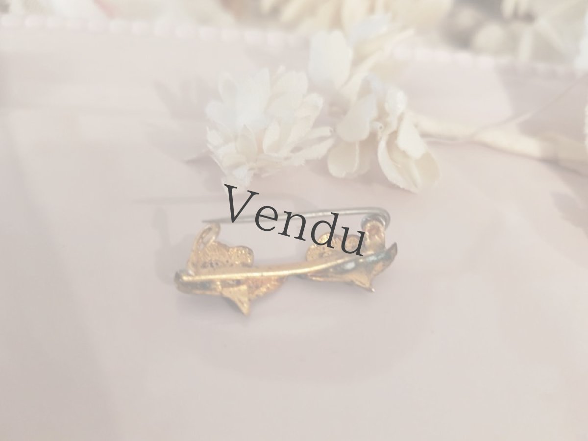 画像3: フランスアンティーク　パンジーのエパングル＝ボレロ (3)