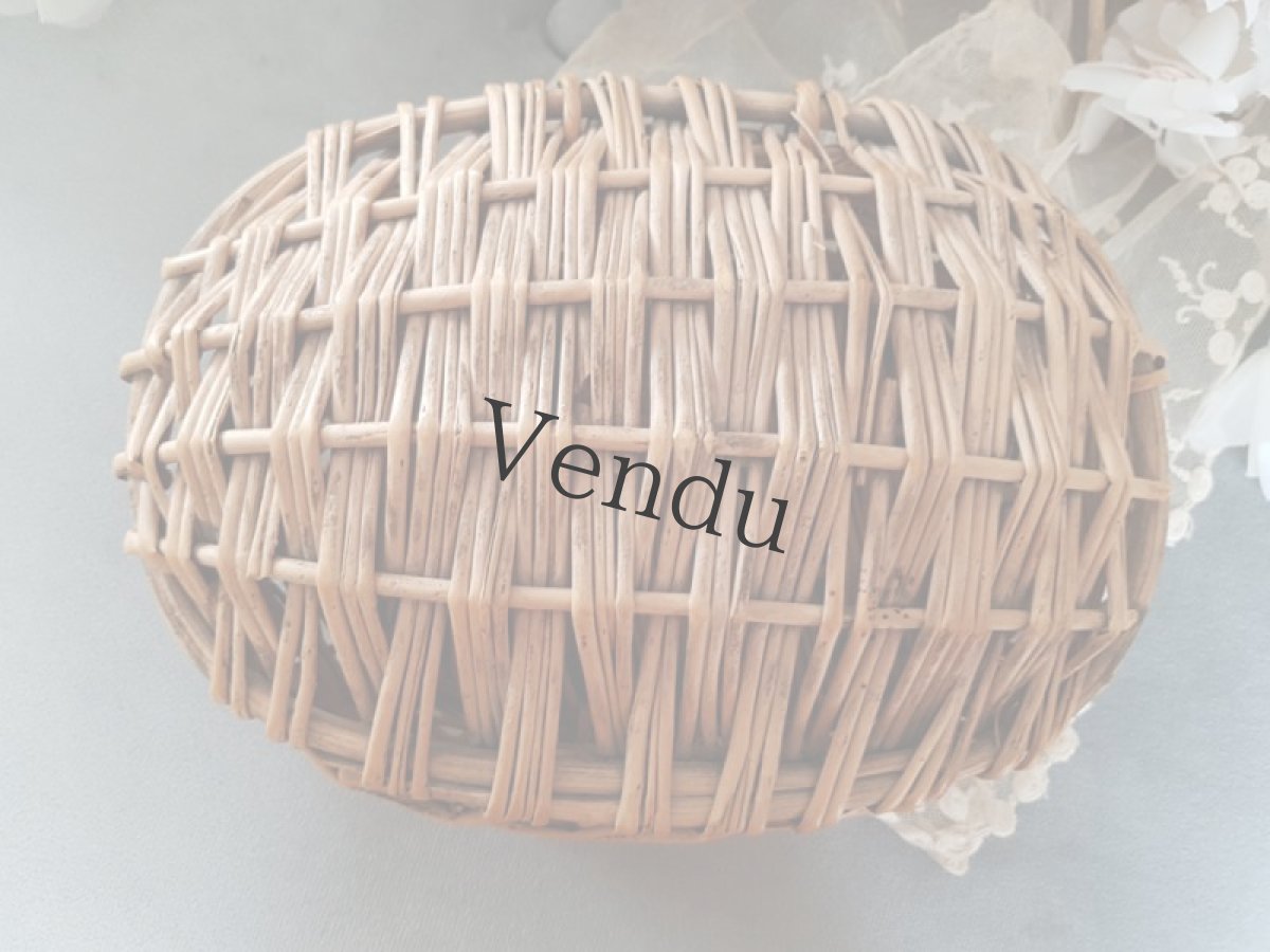 画像2: フランス　蓋つきパニエ (2)