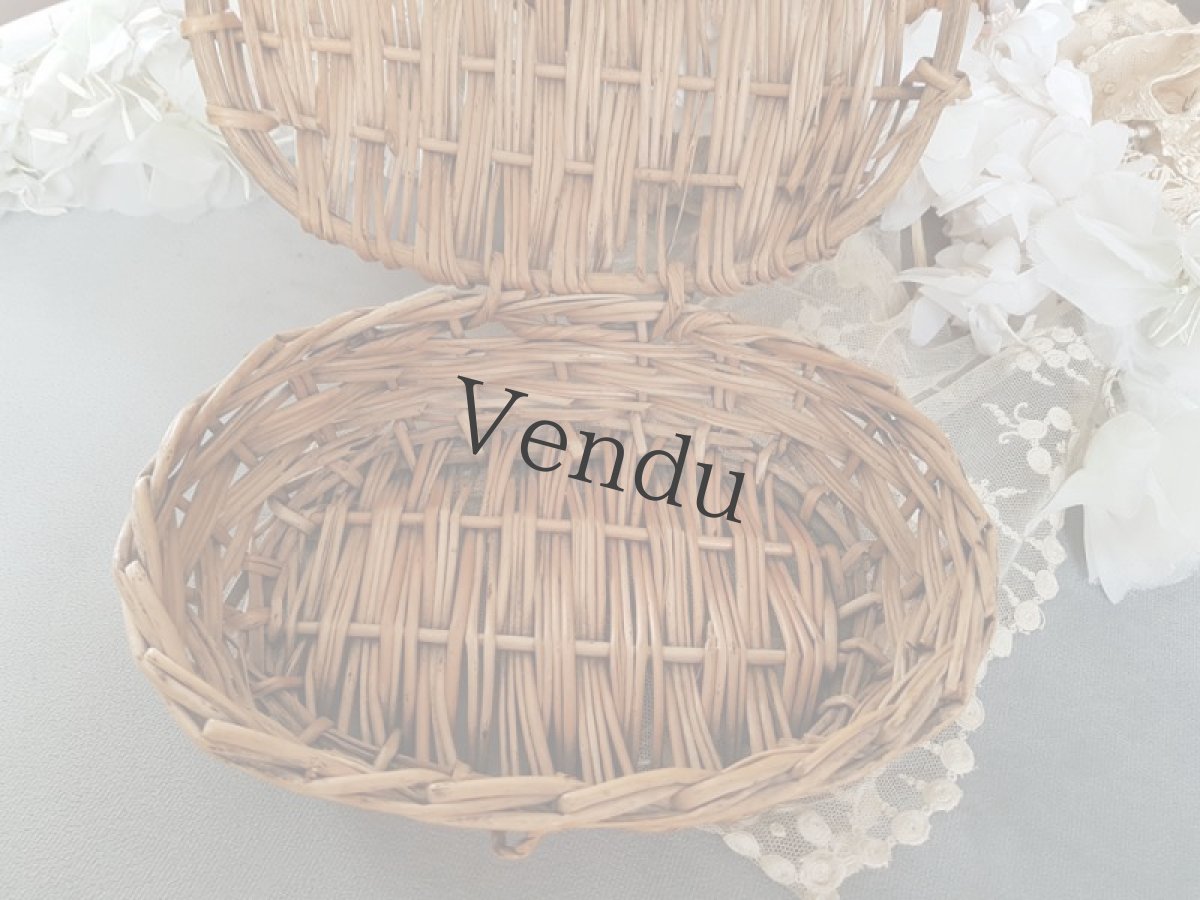 画像4: フランス　蓋つきパニエ (4)