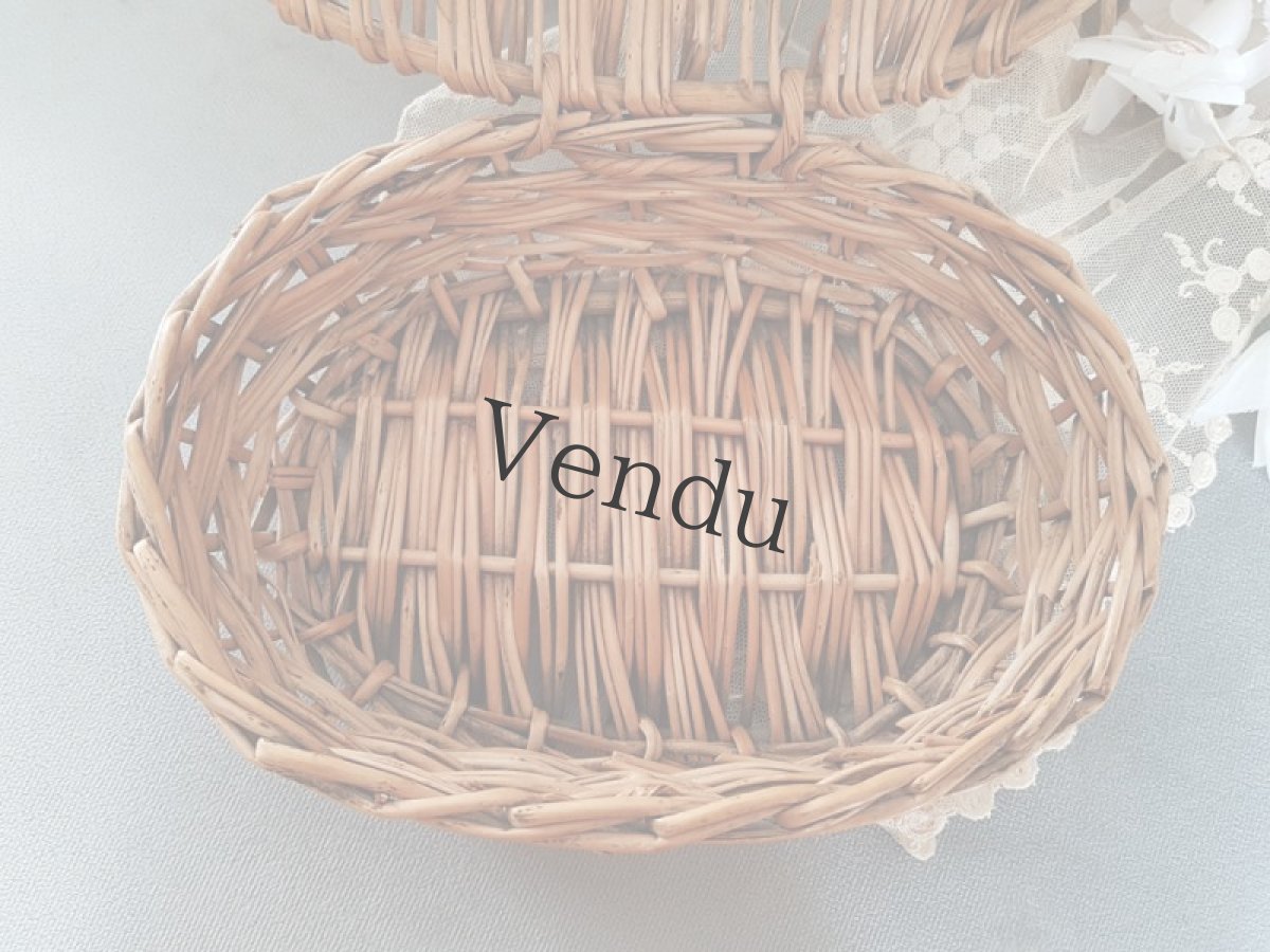 画像5: フランス　蓋つきパニエ (5)