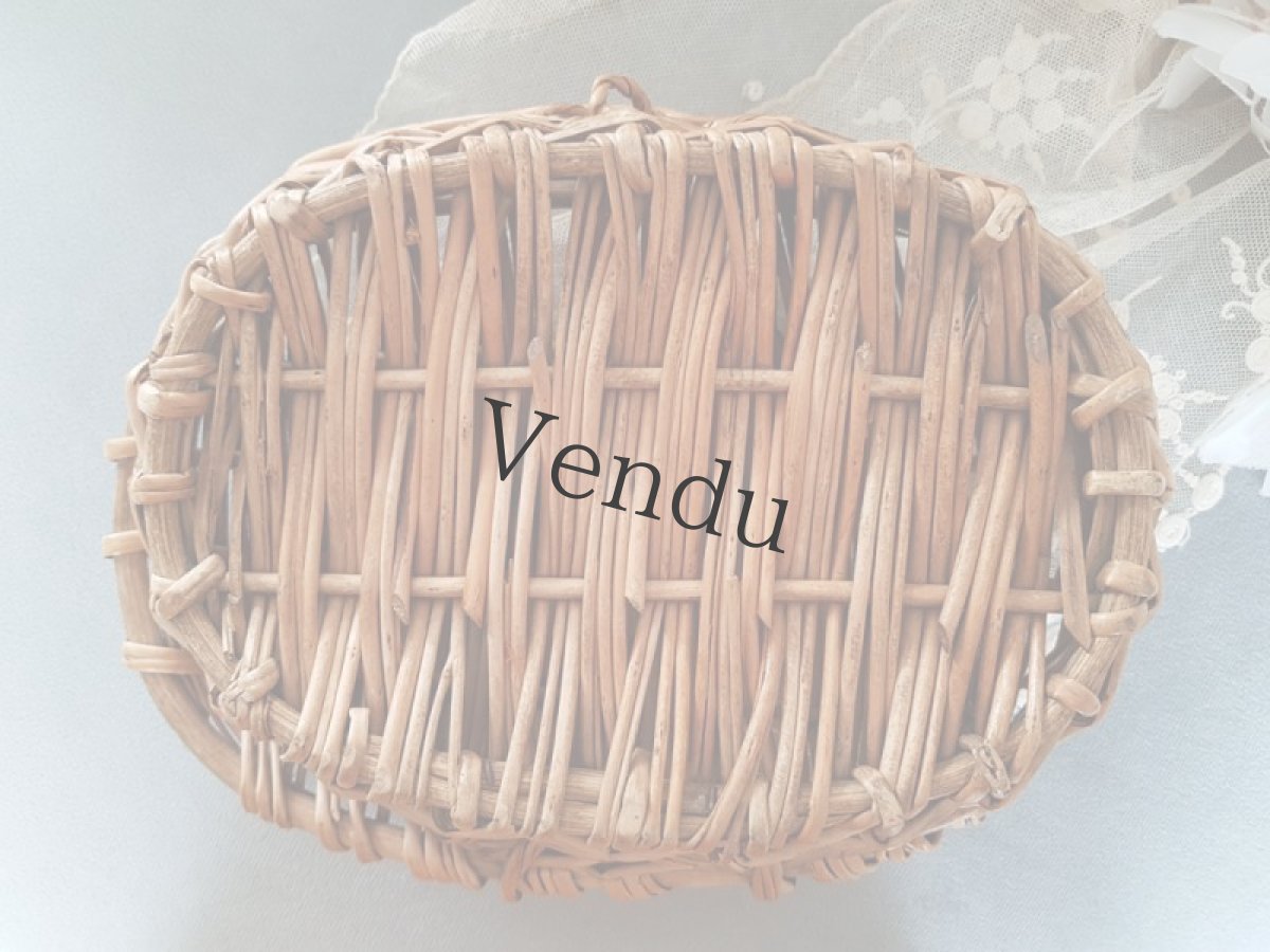 画像9: フランス　蓋つきパニエ (9)