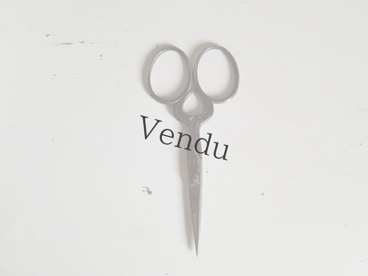 画像2: フランスヴィンテージ　手芸はさみ Coeur riche (2)