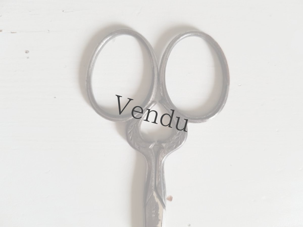 画像3: フランスヴィンテージ　手芸はさみ Coeur riche (3)