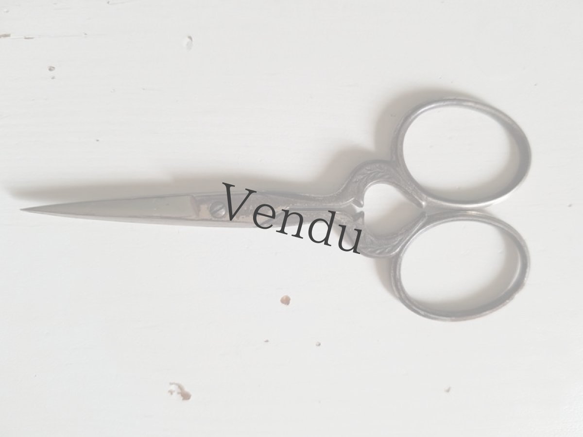 画像4: フランスヴィンテージ　手芸はさみ Coeur riche (4)